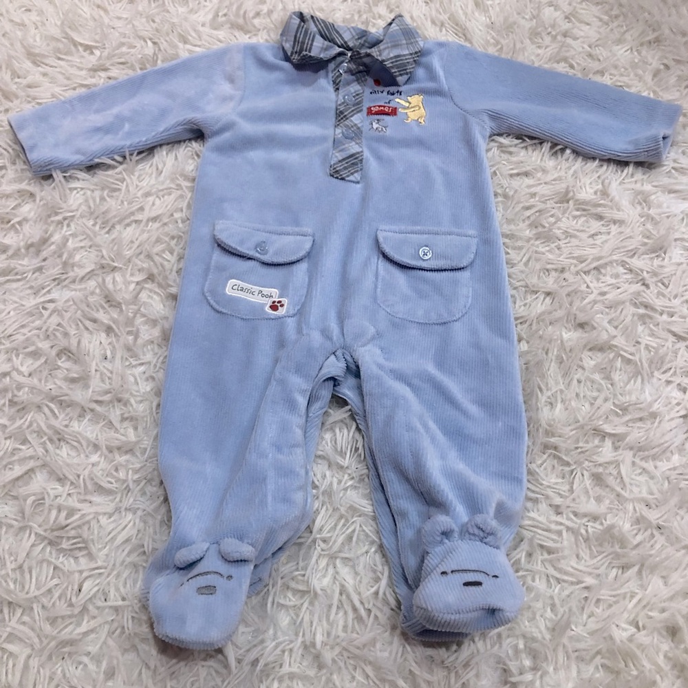 Classic Pooh by Disney Long Sleeve One Piece Outfit Size 6 months